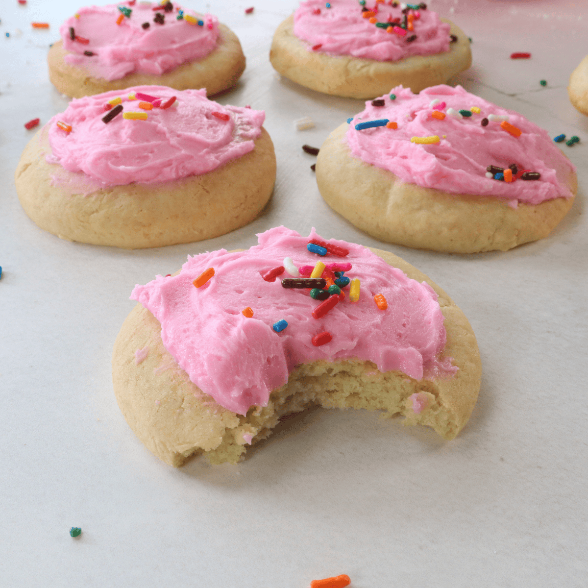 Easy Copycat Crumbl Sugar Cookie Recipe - Fork To Spoon