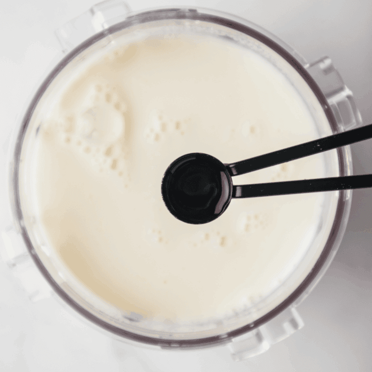 Add all of the ingredients into the Ninja Creami empty pint container.