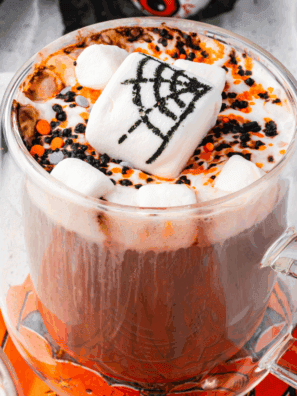 Halloween Hot Cocoa Whipped Cream