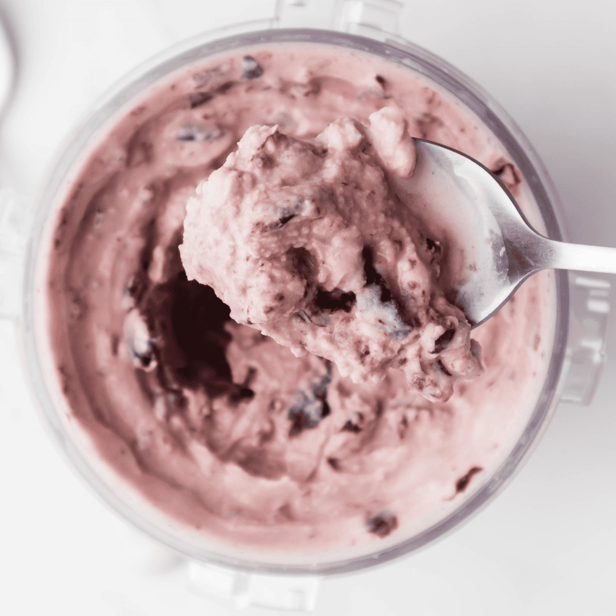 Ninja Creami Copycat Baskin Robbins Cherry Jubilee