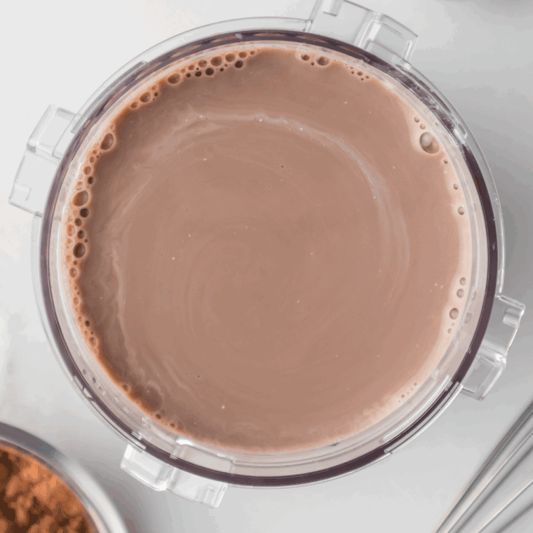 Mix sweetened condensed milk, cocoa powder, and salt until smooth.