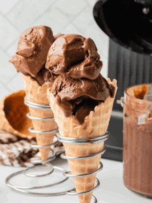 Ninja Creami Copycat Baskin Robbins Chocolate Fudge Ice Cream Recipe