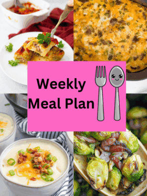 Weekly Meal Plan #62