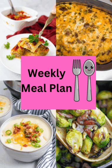 Weekly Meal Plan #62