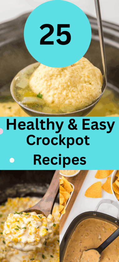 Make weeknight dinners effortless with these 25 healthy and easy Crockpot recipes. From hearty soups and flavorful chicken dishes to cozy casseroles, these slow cooker meals are packed with comfort and convenience.