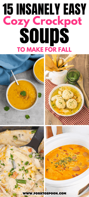 15 Cozy Crockpot Soups To Make for Fall