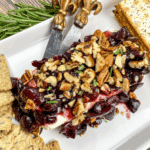 Cream Cheese Spread with Warm Cherry Sauce