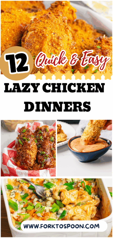 12+ Easy Chicken Dinner Recipes For Busy Nights