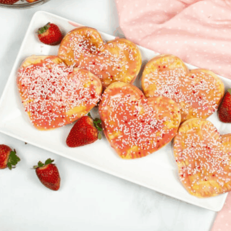 Glaze and Decorate: Powdered sugar glaze drizzled over slightly cooled pop-tarts with optional festive sprinkles on top.