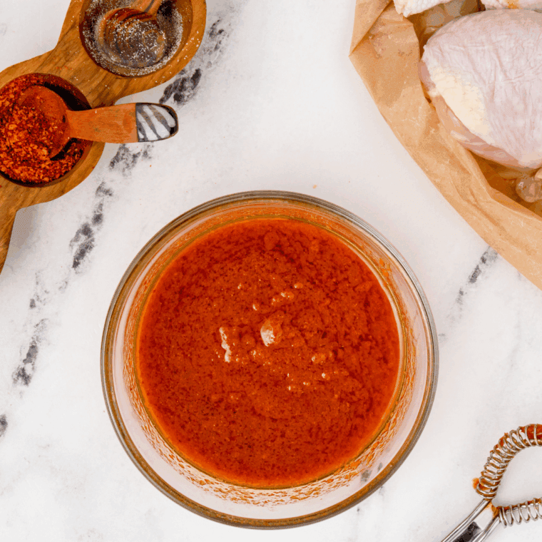 Place the chiles, garlic, vinegar, water and salt in a blender and blend into a smooth Valentina sauce, adjusting for consistency and flavor.