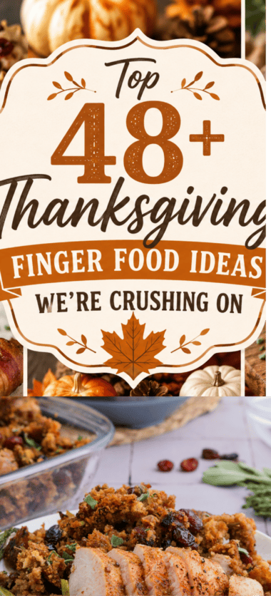 Get ready for the ultimate holiday snack board inspiration with these Thanksgiving finger food ideas that bring big flavor in small bites. From crispy puff pastry appetizers to bacon wrapped bites, creamy dips, and bite sized veggie skewers, this list is packed with easy crowd pleasing recipes that disappear fast at any gathering. Perfect for Thanksgiving parties, Friendsgiving spreads, game day tables, and holiday potlucks when you want food that feels festive without the stress of a full dinner. These recipes are simple, make ahead friendly, and built for sharing so you can spend less time cooking and more time enjoying the day. If you are planning your holiday menu, this roundup gives you tons of inspiration for appetizers that look great on a table and taste even better. Save this pin for your Thanksgiving appetizer board, party menu planning, or last minute hosting ideas. Keywords Thanksgiving finger foods, Thanksgiving appetizers, holiday party snacks, easy appetizer recipes, Friendsgiving food ideas, party finger foods, make ahead appetizers