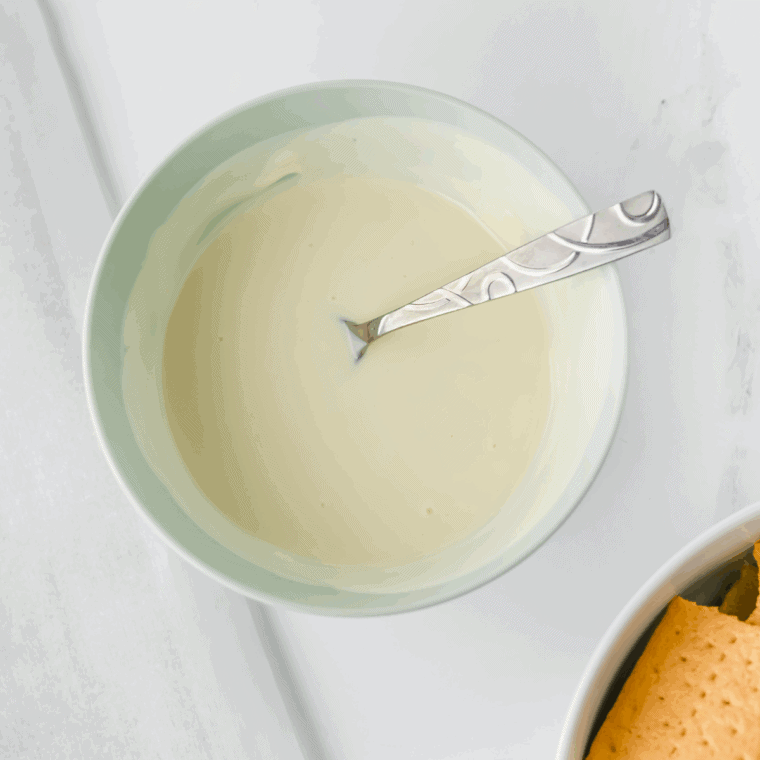 Candy melts melting in microwave-safe bowl