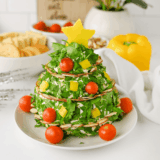 Christmas Tree Cheese Ball Appetizer