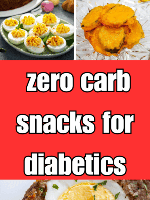 Looking for satisfying snacks that won&rsquo;t spike your blood sugar? These zero-carb snack ideas are perfect for diabetics who want tasty, guilt-free options any time of day.