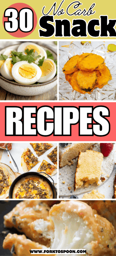30 Zero Carb Snacks