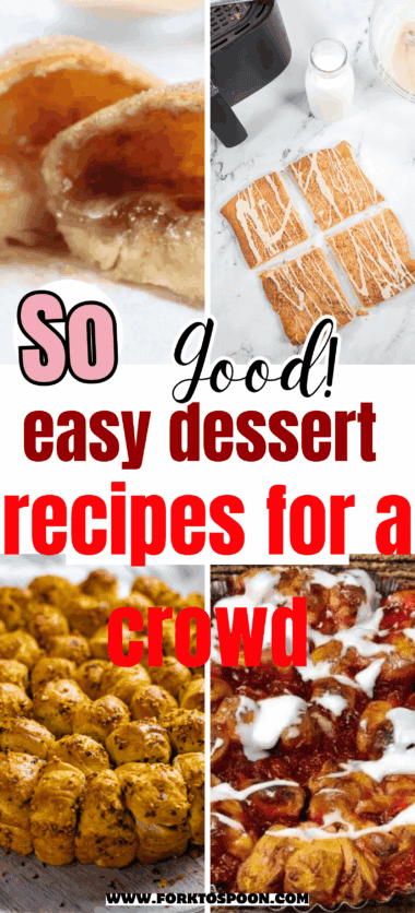 easy dessert recipes for a crowd