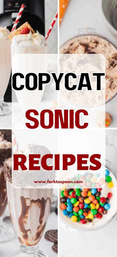 Easy Sonic Copycat Recipes
