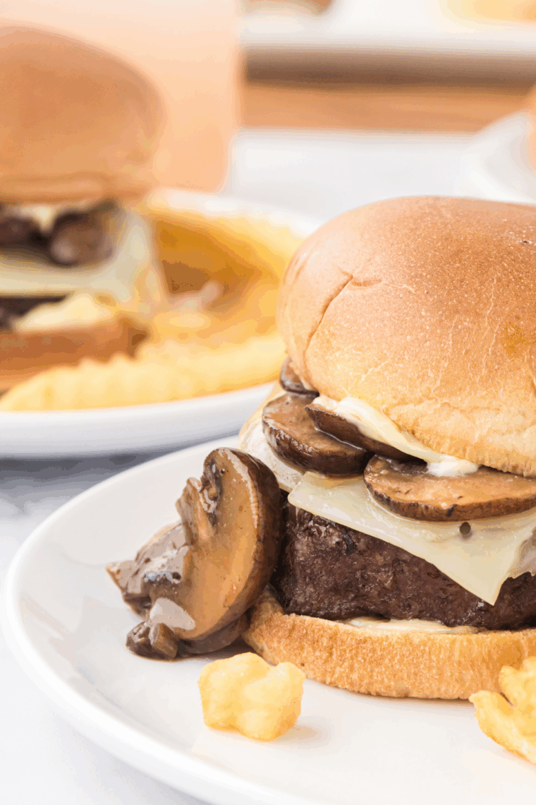 Close up of Copycat Sonic Blackened Mayo Recipe on hamburger.