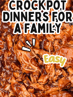 Cheap 5 Ingredient Crockpot Dinners For a Family