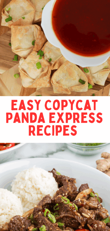 Easy Copycat Panda Express Recipes