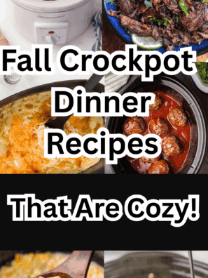 Very Comforting Fall Crockpot Dinner Recipes