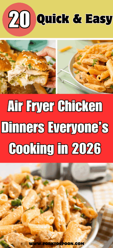 20 Easy Air Fryer Chicken Dinners Everyone&rsquo;s Cooking in 2026