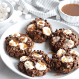 Air Fryer Caramel Hot Cocoa Cookies