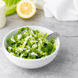 Easy spicy Caesar dressing made at home