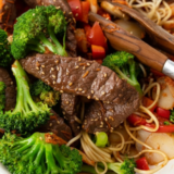 Easy Air Fryer Beef Lo Mein Recipe