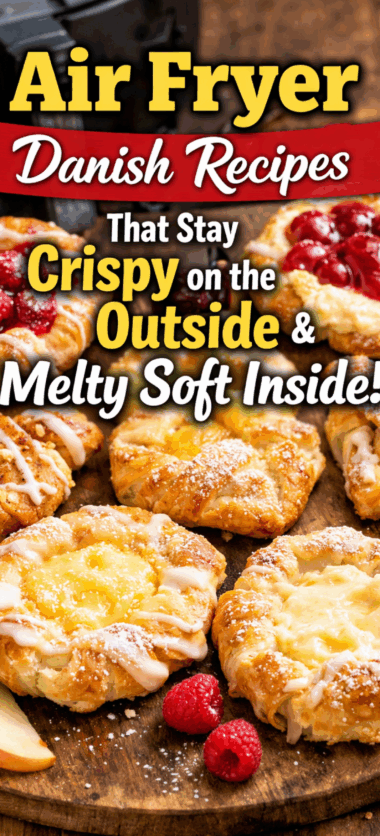 Air Fryer Danish Recipes That Stay Crispy on the Outside and Melty Soft Inside!