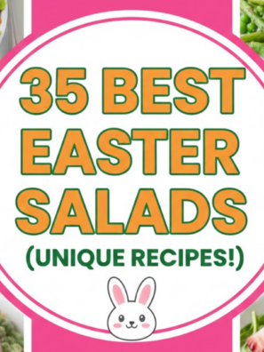 Easy Easter Salad Ideas for a Crowd (best spring salads for a brunch party or potluck dinner!)