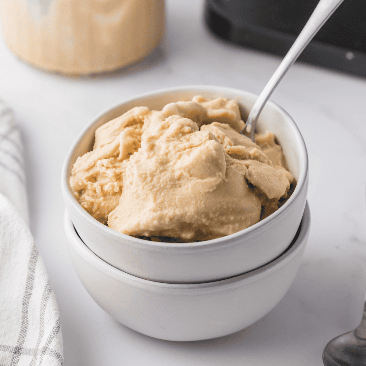 Ninja Creami Copycat Starbucks White Chocolate Mocha Frappuccino