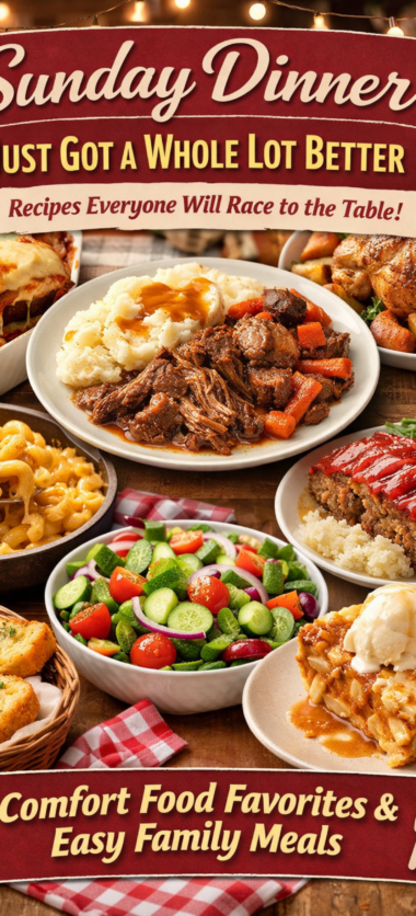 Sunday Dinner Just Got a Whole Lot Better &mdash; These Recipes Will Have Everyone Racing to the Table