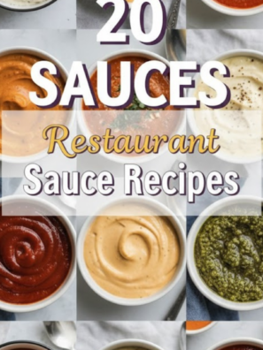 20 Secret Restaurant Sauce Recipes to Elevate Your Home Cooking
