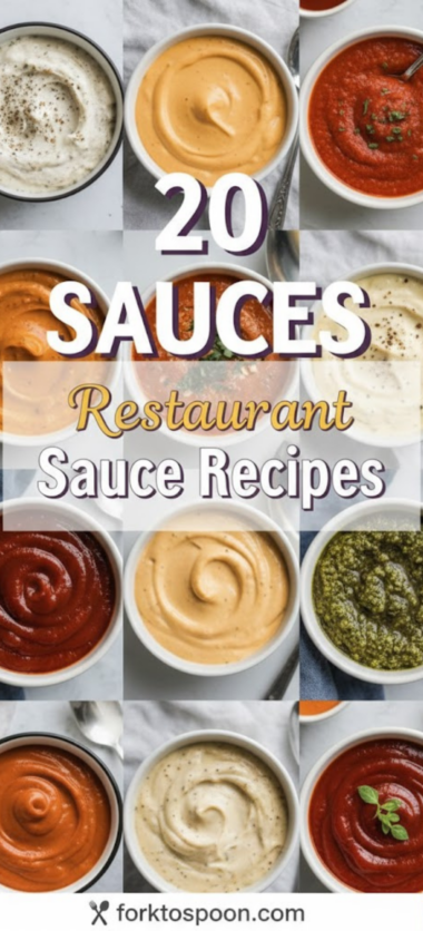 20 Secret Restaurant Sauce Recipes to Elevate Your Home Cooking