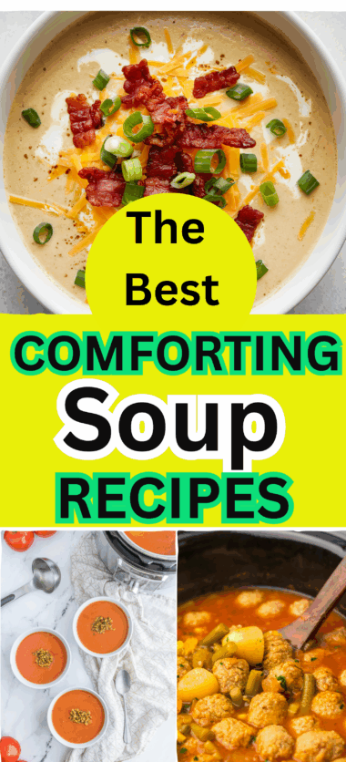 Warm up with these comforting soup recipes that are perfect for chilly days. From creamy favorites to hearty broths, each bowl is full of flavor and easy to make for family meals or quick weeknight dinners.