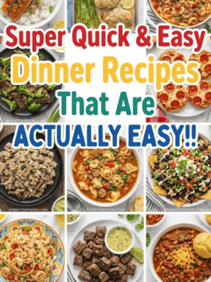 Super Quick & Easy Dinner Recipes That Are ACTUALLY EASY!!