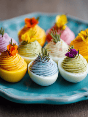 Easter Deviled Eggs