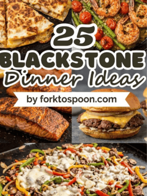 Simple griddle dinner recipes | Summer blackstone ideas