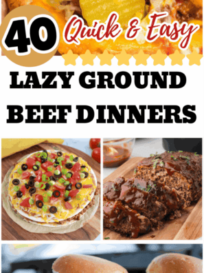 40 Lazy Ground Beef Dinner Ideas Your Family Will LOVE!
