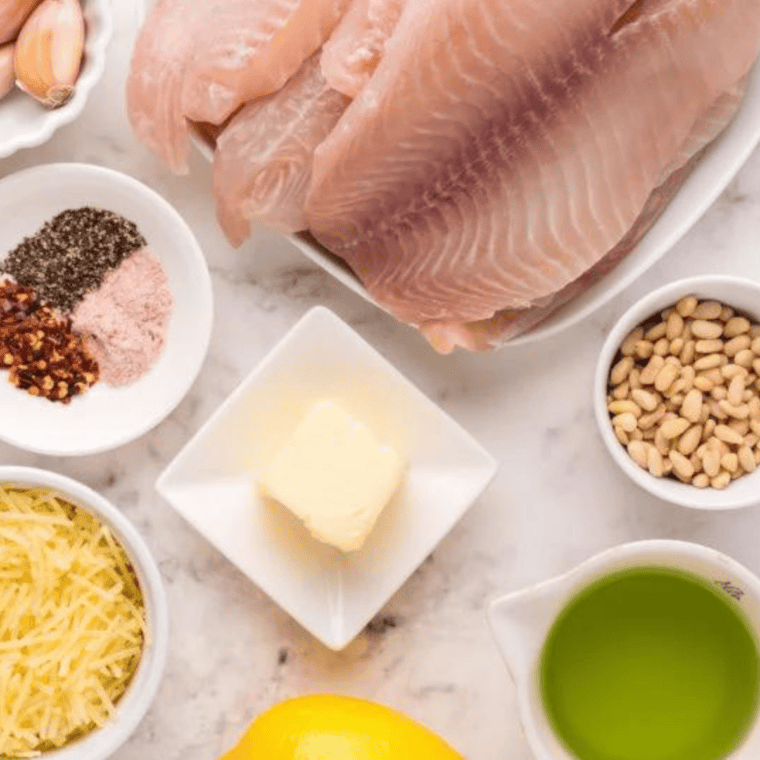 Ingredients needed for Copycat Kinder&rsquo;s Honey Mustard Seasoning on kitchen table.