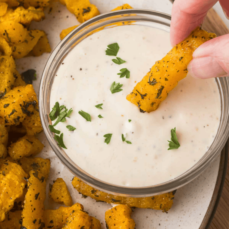 All ingredients added into a medium mixing bowl ready to be mixed.