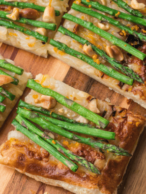 Easy Air Fryer Asparagus Tart