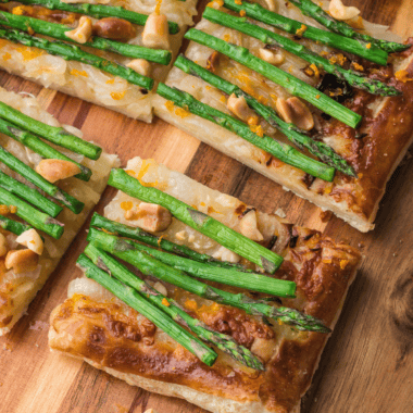 Easy Air Fryer Asparagus Tart