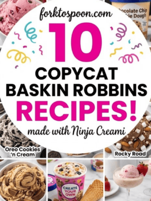 Ninja Creami Copycat Baskin Robbins Recipes