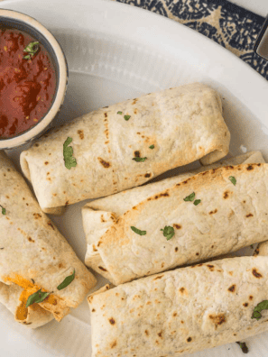 Easy Air Fryer Tex Mex Breakfast Burritos