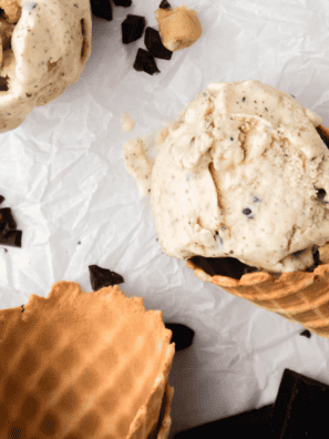 Ninja Creami Copycat Baskin Robbins Mom's Makin Cookies Recipe