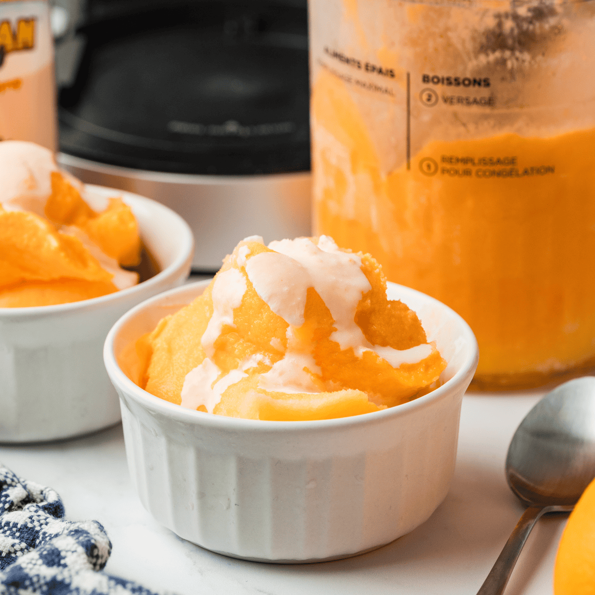 Ninja Creami Orange Creamcicle Italian Ice