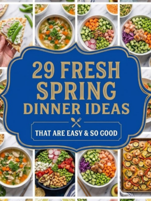 29 Fresh Spring Dinner Ideas That Are Easy & So Good