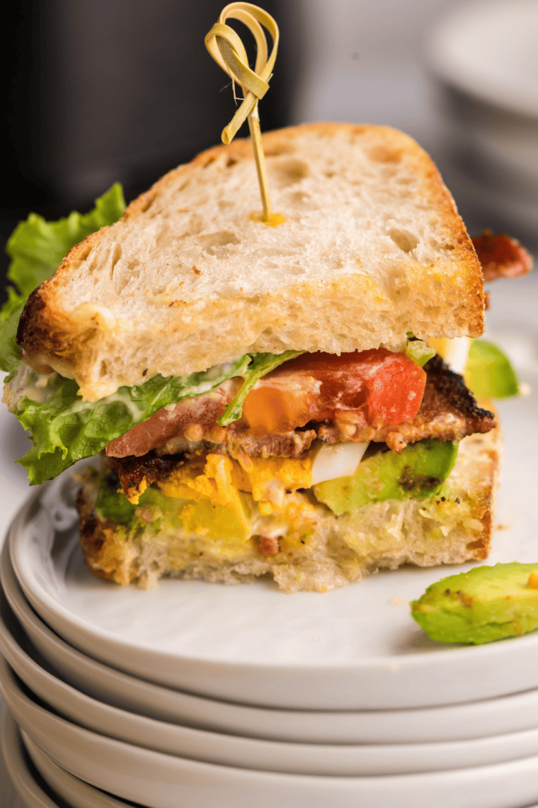 Pressing sandwich slicing and serving warm immediately